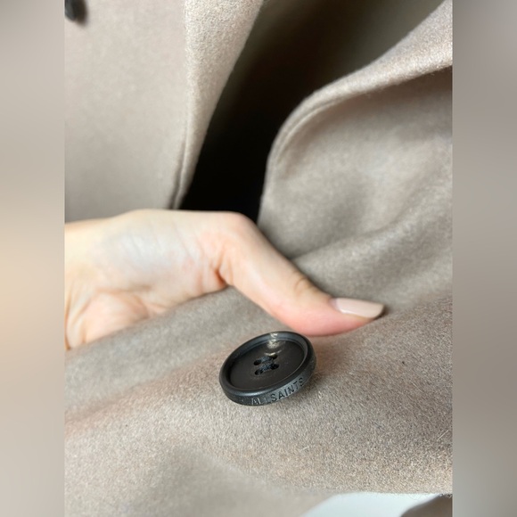 ALL SAINTS Ember Nesi Wool Cocoon Coat NEW - Picture 11 of 16